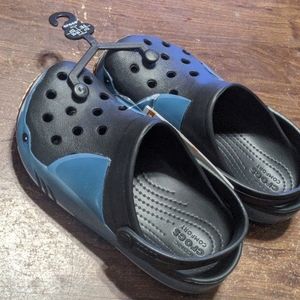 Shark size 12 Crocs Fun Lab